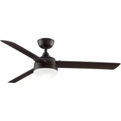 Fanimation Xeno Wet - 56 inch - Dark Bronze with Dark Walnut Blades and LED