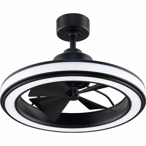 Fanimation Gleam - 16 inch - Black with LED Light Kit