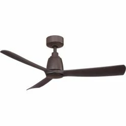 Fanimation Kute - 44 inch - Dark Bronze with Dark Walnut Blades
