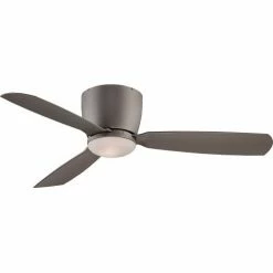 Fanimation Embrace - 52 inch - Matte Greige with LED Light Kit