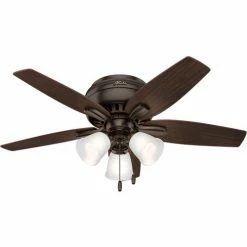 Hunter Fan 42" Newsome Ceiling Fan with Light 51078 - Premier Bronze