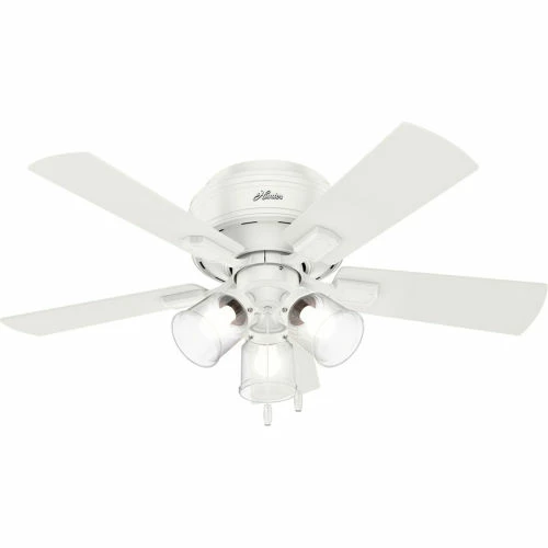 Hunter Fan 42" Crestfield LP -Fresh White - 3359 CFM w/ Light Kit