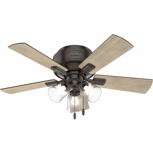 Hunter Fan 42" Crestfield LP-Noble Bronze - 3359 CFM w/ Light Kit