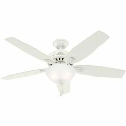 Hunter Fan 52" Newsome Ceiling Fan with Light 53310 - Fresh White