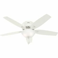 Hunter Fan 52" Newsome Ceiling Fan with Light 53313 - White