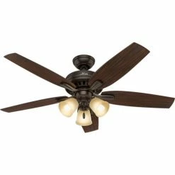 Hunter Fan 52" Newsome Ceiling Fan with Light 53317 - Premier Bronze