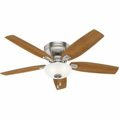 Hunter Fan 52" Kenbridge Ceiling Fan with Light 53380 - Brushed Nickel