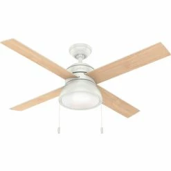 Hunter Fan 52" Loki-Fresh White - 5562 CFM w/ Light Kit