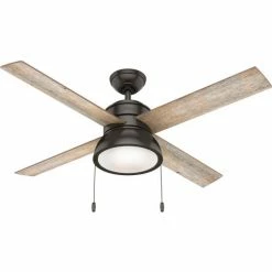 Hunter Fan 52" Loki-Noble Bronze - 5562 CFM w/ Light Kit