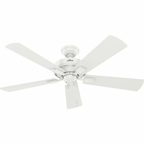 Hunter Fan 52" Crestfield-Fresh White - 5398 CFM w/ Light Kit - Image 2
