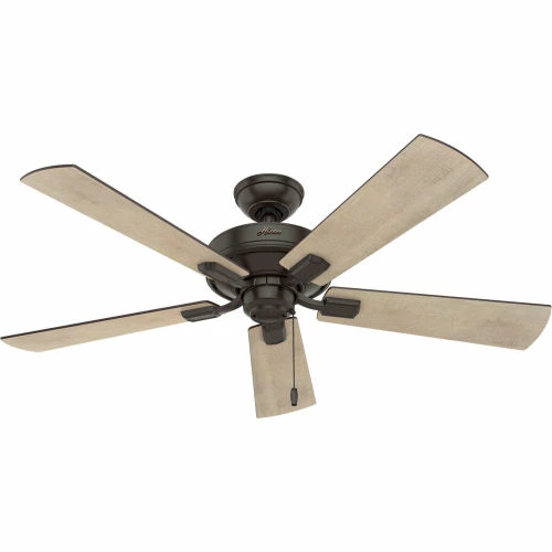 Hunter Fan 52" Crestfield-Noble Bronze - 5398 CFM w/ Light Kit - Image 2