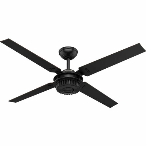 Hunter Fan 54" Chronicle Ceiling Fan with Wall Control 59235 - Matte Black