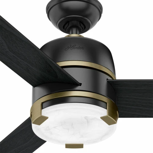 Hunter Fan 60" Bureau-Matte Black - 7294 CFM w/ Light Kit - Image 3