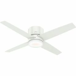 Hunter Fan 54" Advocate LP-Fresh White - 5824 CFM w/ Light Kit