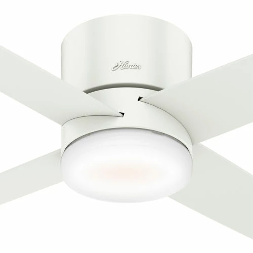 Hunter Fan 54" Advocate LP-Fresh White - 5824 CFM w/ Light Kit - Image 3