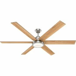 Hunter Fan 70" Warrant-Brushed Nickel - 8634 CFM w/ Light Kit