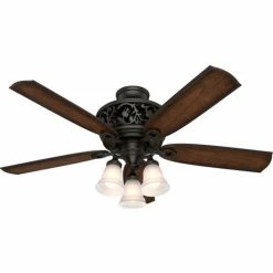 Hunter Fan 54" Promenade-Brittany Bronze - 6527 CFM w/ Light Kit