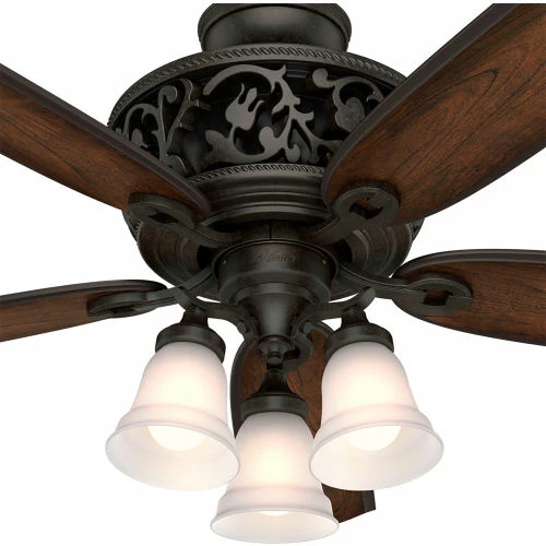 Hunter Fan 54" Promenade-Brittany Bronze - 6527 CFM w/ Light Kit - Image 2