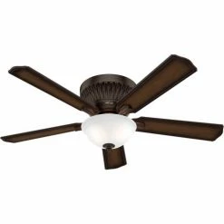 Hunter Fan 54" Chauncey-Onyx Bengal - 6431 CFM w/ Light Kit