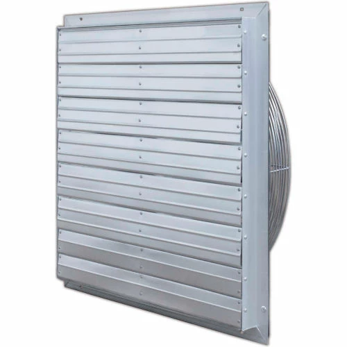 J&D Manufacturing 30" ES Shutter Fan, 1/2 HP, 3 Phase