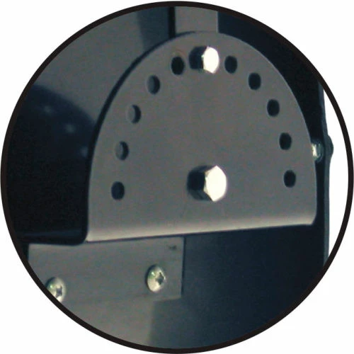 J&D Manufacturing 36" Black Poly Chiller Drum Fan w/ Bracket, 10,120 CFM, 1/2 HP, 1 Phase - Image 2