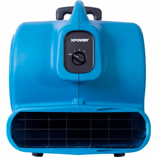 XPOWER Stackable Air Mover With Telescopic Handle & Wheels, 3 Speed, 3/4 HP, 3200 CFM - Image 2
