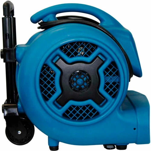 XPOWER Stackable Air Mover With Telescopic Handle & Wheels, 3 Speed, 3/4 HP, 3200 CFM - Image 3