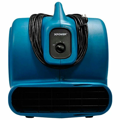 XPOWER Stackable Air Mover With 20'L Power Cord, Polypropylene, 3 Speed, 1 HP, 3600 CFM - Image 5