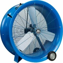 Patterson Fan 30" Floor Drum Fan, 7,500 CFM, 1 HP