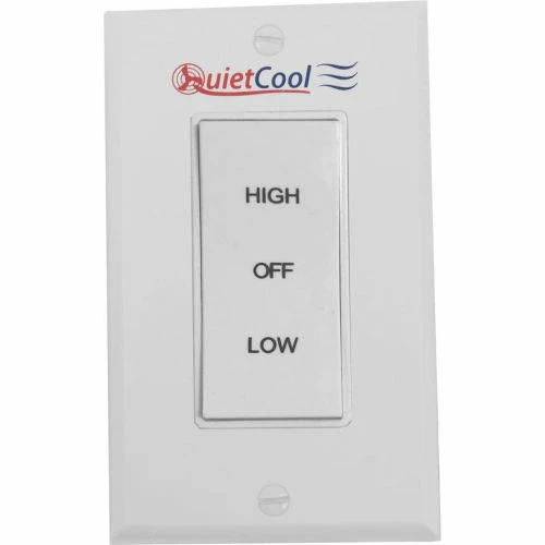 QuietCool Hi/Low/Off Rocker Switch & Plate IT-35000