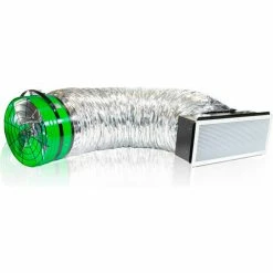 QuietCool Energy Saver Whole House Fan, 120V, 7000 CFM, Green, 24-1/2" Diameter
