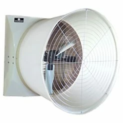 Schaefer 57" Fiberglass Exhaust Fan with Cone 573CF112G-3-HV - 1-1/2 HP, 31600 CFM, 208-230/460V