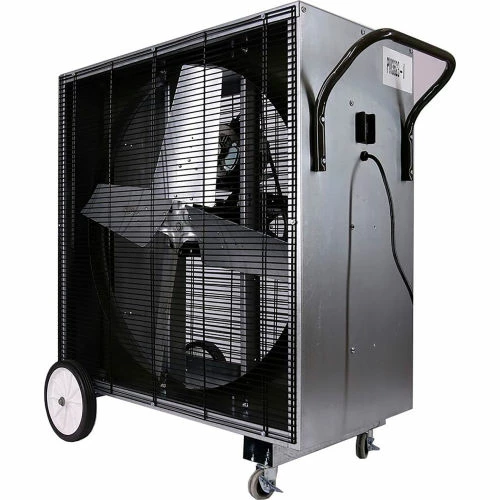 36" 1 Speed 1 HP 230V 1-Phase Open Drip Proof Motor Belt Drive Box Fan PVI3615-W - Image 4