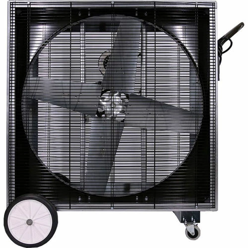 36" 1 Speed 1 1/2 HP 230V 1-Phase Open Drip Proof Motor Belt Drive Box Fan PVI3616-W - Image 3