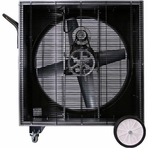 42" 1 Speed 1/2 HP 230V 1-Phase Open Drip Proof Motor Belt Drive Box Fan PVI4213-W - Image 2