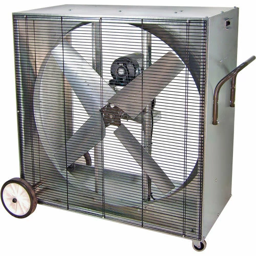 48" 1 Speed 3/4 HP 230/460V 3-Phase Open Drip Proof Motor Belt Drive Box Fan PVI4814-X