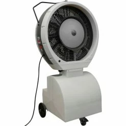 EcoJet Hurricane Shorty Portable Reservoir UV Light, 29" Diameter, 7062 CFM, White - Pkg Qty 2