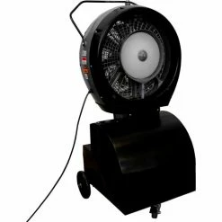 EcoJet Hurricane Shorty Portable Reservoir 29" Diameter, 7062 CFM, Black - Pkg Qty 2