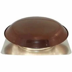 Ventamatic Cool Attic® Roof Mount Power Attic Ventilator Aluminum Dome CX2001AABR Brown 1200 CFM