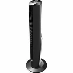 Vornado® 37" Tower Fan W/ Remote, 4 Speed, 330 CFM, 120V, Black - Pkg Qty 2