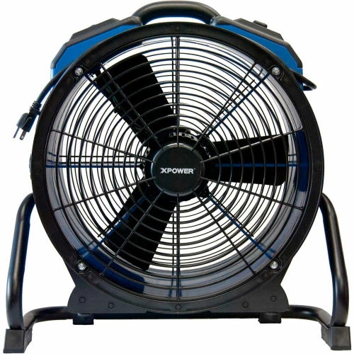 XPOWER Industrial Axial Fan With Timer, Variable Speed, 1/3 HP, 3600 CFM - Image 2