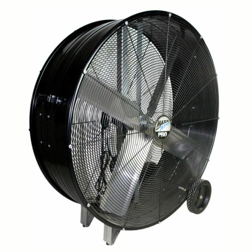 MaxxAir Pro Series 42" Belt Drive Portable Barrel Fan, 13300 CFM, Black, BF42BDBLKPRO - Image 2