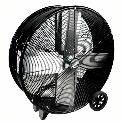 MaxxAir Pro Series 42" Belt Drive Portable Barrel Fan, 13300 CFM, Black, BF42BDBLKPRO - Image 4