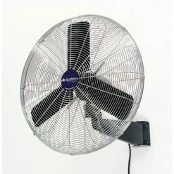 Global Industrial 30" Oscillating Wall Mount Fan, 3 Speed, 8775 CFM, 1/3 HP, 1 Phase